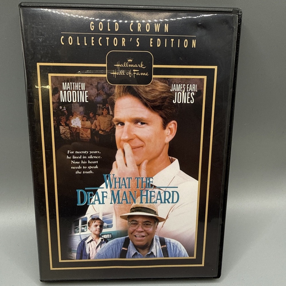 Hallmark  What The Deaf‎ Man Heard DVD, 1998) Matthew Modine James Earl Jones